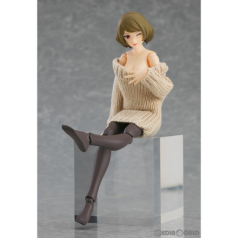 【中古即納】[FIG] figma(フィグマ) 574 女性body(チアキ) with オフショルセーターワンピコーデ figma styles(フィグマ スタイルズ) 完成品 可動フィギュア マックスファクトリー(20230526)