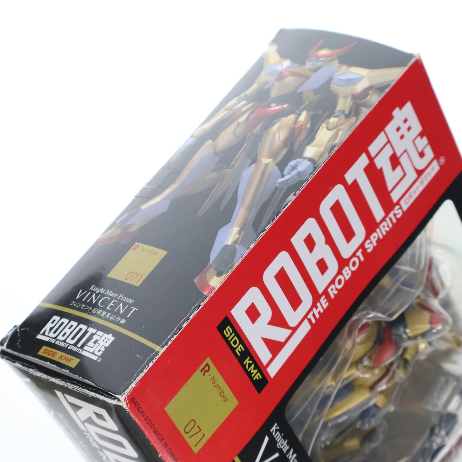 【中古即納】[FIG] ROBOT魂(SIDE KMF) ヴィンセント初期量産試作型 コードギアス 反逆のルルーシュR2 完成品 可動フィギュア バンダイ(20100807)