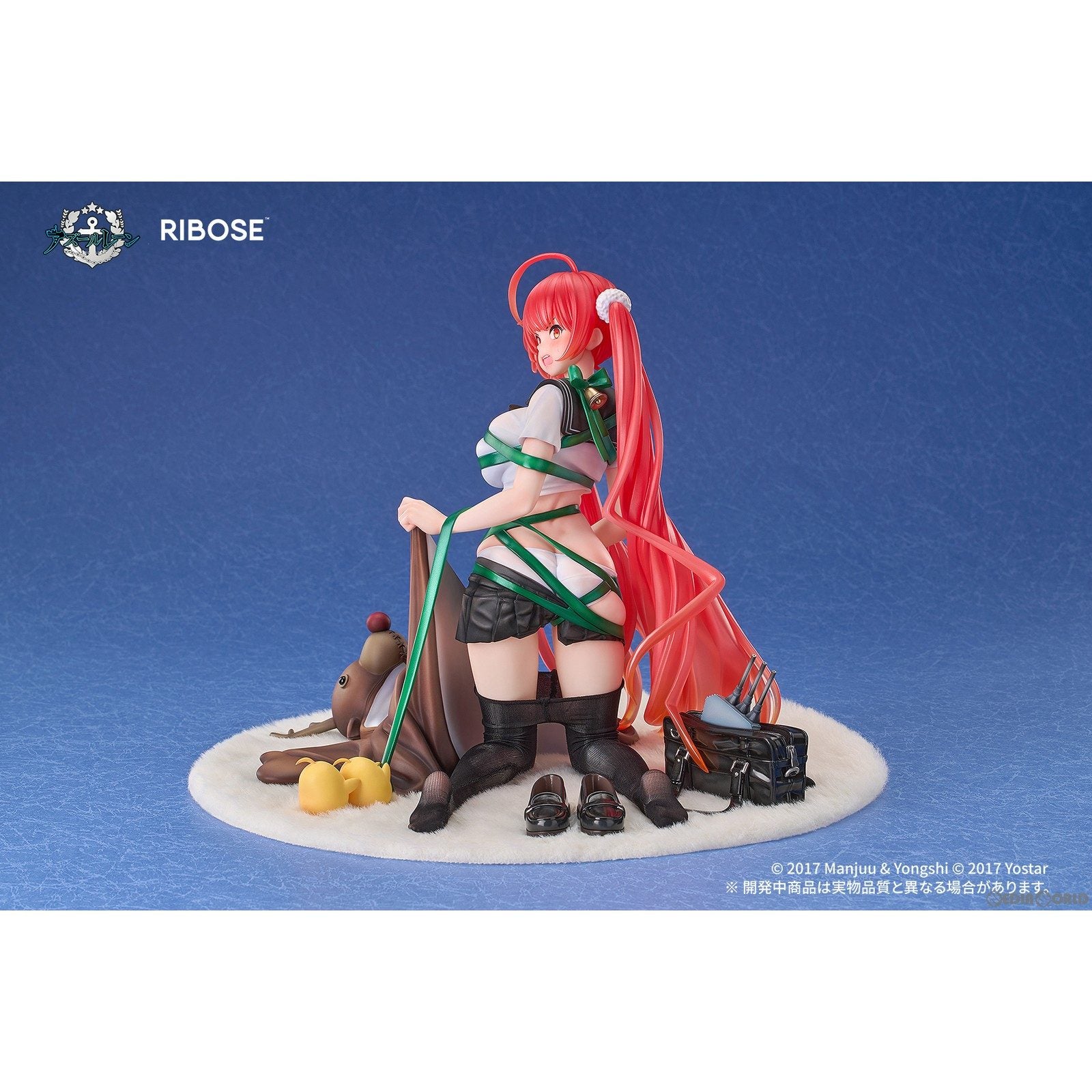 【中古即納】[FIG] ホノルル プレゼント・ファイアレッドVer. アズールレーン 1/6 完成品 フィギュア RIBOSE(核糖文化)(20250119)