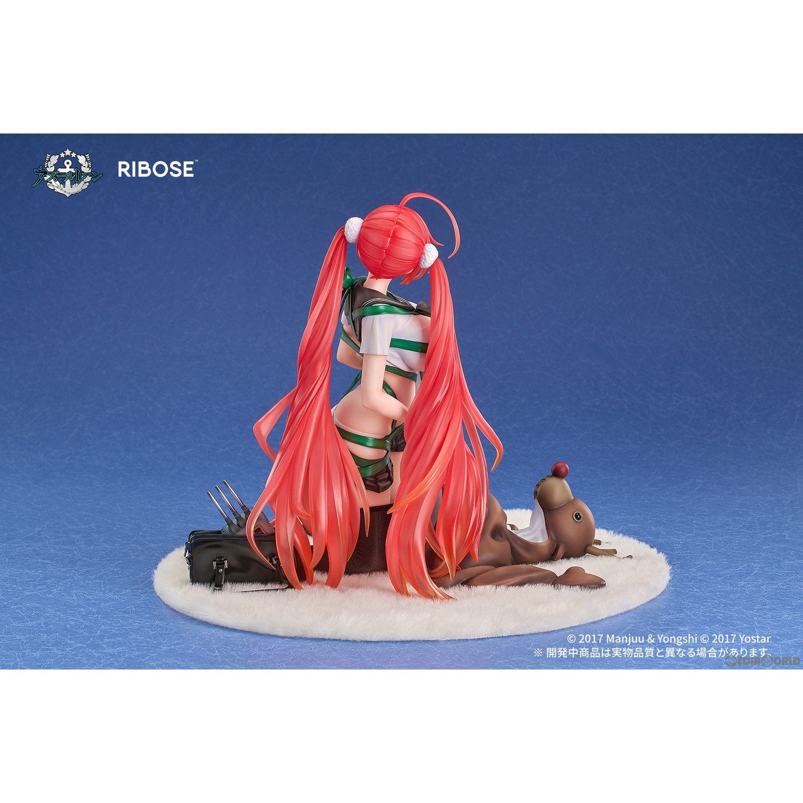 【中古即納】[FIG] ホノルル プレゼント・ファイアレッドVer. アズールレーン 1/6 完成品 フィギュア RIBOSE(核糖文化)(20250119)