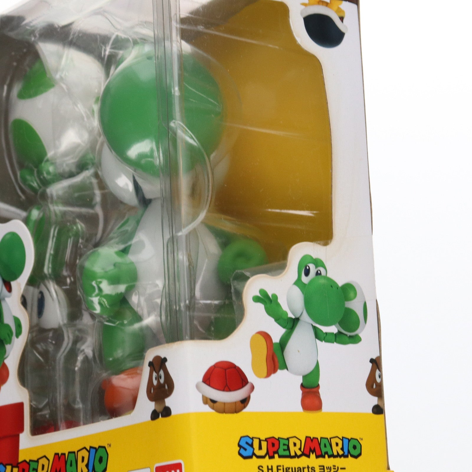 【中古即納】[FIG] (再販) S.H.Figuarts(フィギュアーツ) ヨッシー スーパーマリオ 完成品 可動フィギュア バンダイ(20180421)