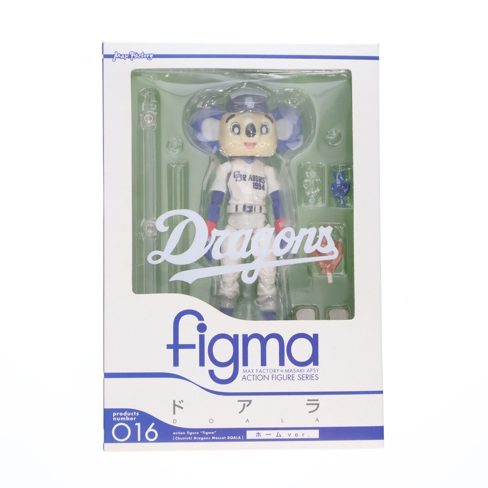 【中古即納】[FIG] figma(フィグマ) 016 ドアラ ホームver. 中日ドラゴンズマスコット ドアラ 完成品 可動フィギュア マックスファクトリー(20081105)