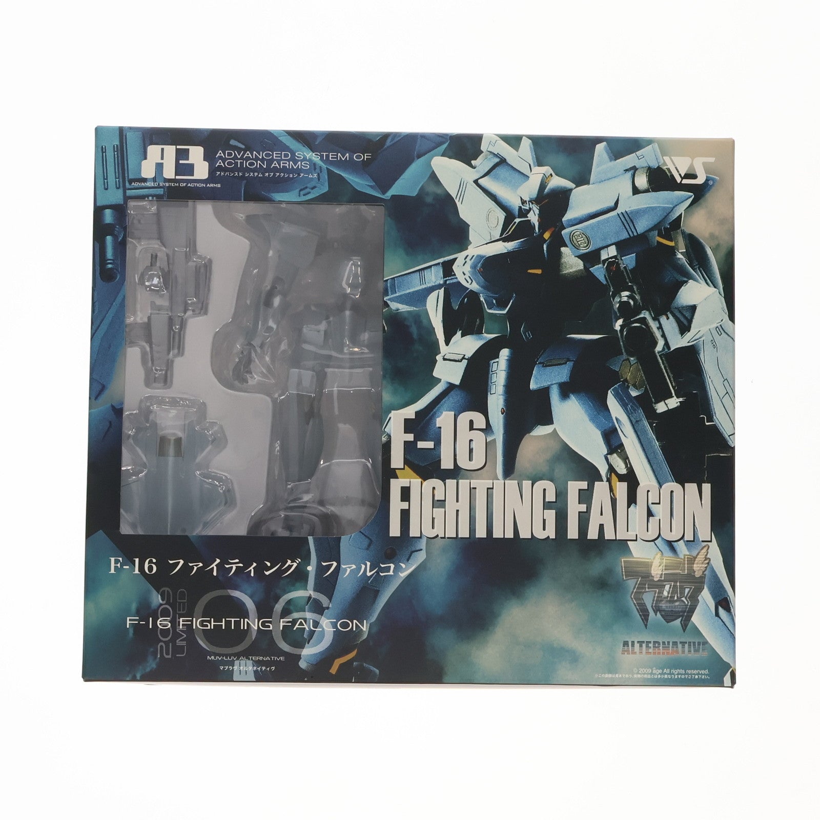 【中古即納】[FIG] F-16 ファイティング・ファルコン マブラヴ オルタネイティヴ 完成品 可動フィギュア ボークスショップ&ホビー天国ウェブ限定 ボークス(20091231)