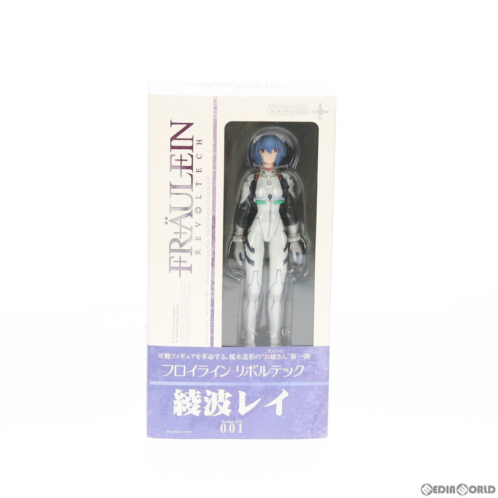 【中古即納】[FIG] フロイラインリボルテック No.001 綾波レイ 再生産版 新世紀エヴァンゲリオン 完成品 可動フィギュア 海洋堂(20080801)