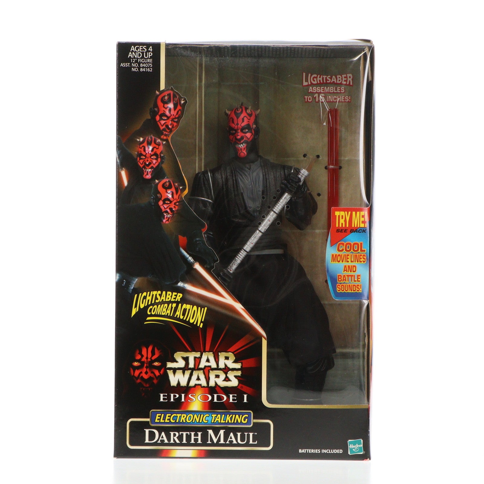 【中古即納】[FIG] スター・ウォーズ エレクトロニック トーキングフィギュア ダース・モール STAR WARS エピソード1/ファントム・メナス 完成品 可動フィギュア トミー(19991231)