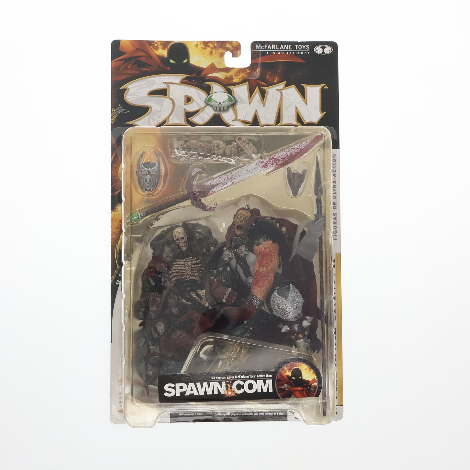 【中古即納】[FIG] ウルトラアクションフィギュア シリーズ17 MEDIEVAL SPAWN(メディーバル・スポーン) SPAWN CLASSIC(スポーンクラシック) 完成品 可動フィギュア マクファーレン・トイズ(19991231)