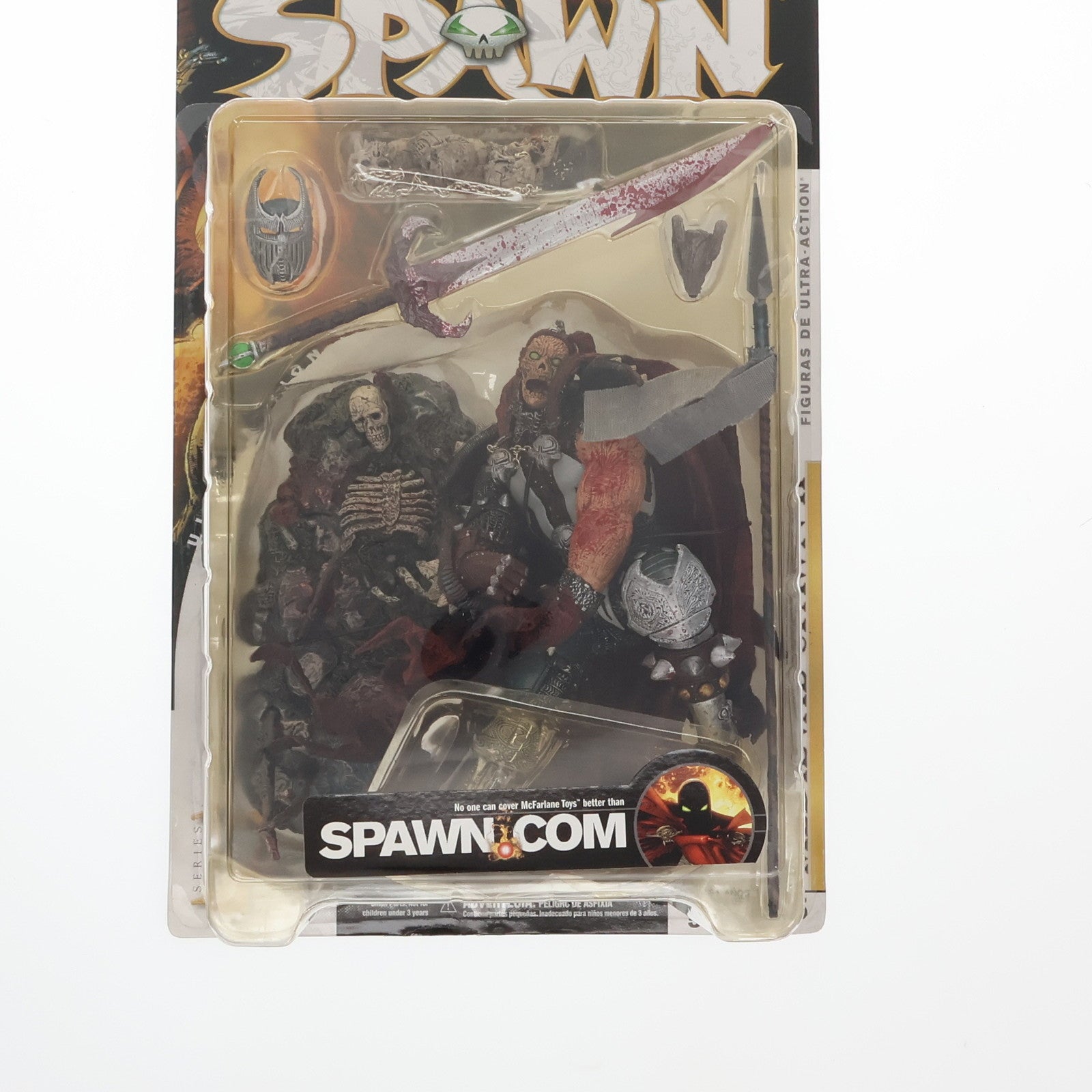 【中古即納】[FIG] ウルトラアクションフィギュア シリーズ17 MEDIEVAL SPAWN(メディーバル・スポーン) SPAWN CLASSIC(スポーンクラシック) 完成品 可動フィギュア マクファーレン・トイズ(19991231)