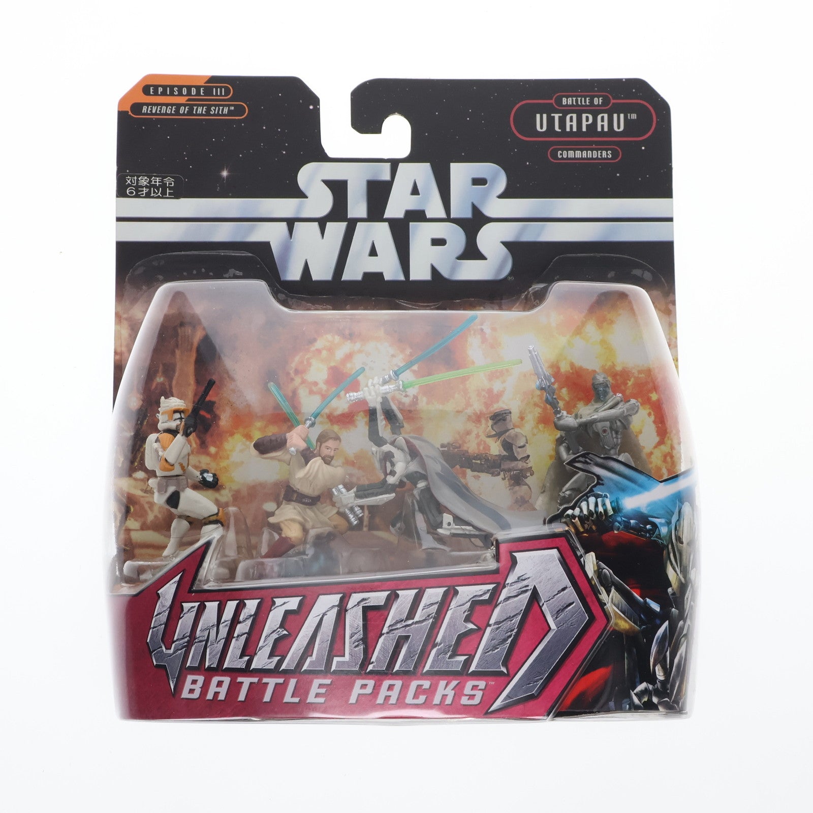 【中古即納】[FIG] ウータパウの戦い コマンダーセット(4体セット) STAR WARS(スター・ウォーズ) エピソード3/シスの復讐 完成品 Unleashedフィギュア(85882) トミーダイレクト/ハズブロ(19991231)