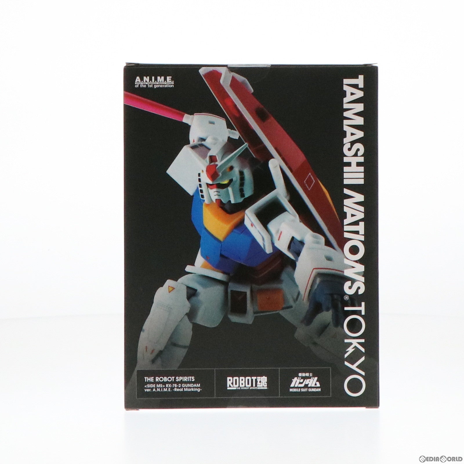 【中古即納】[FIG] ROBOT魂(SIDE MS) RX-78-2 ガンダム ver. A.N.I.M.E. ～リアルマーキング～ 機動戦士ガンダム 完成品 可動フィギュア TAMASHII NATIONS TOKYO限定 バンダイスピリッツ(20190427)