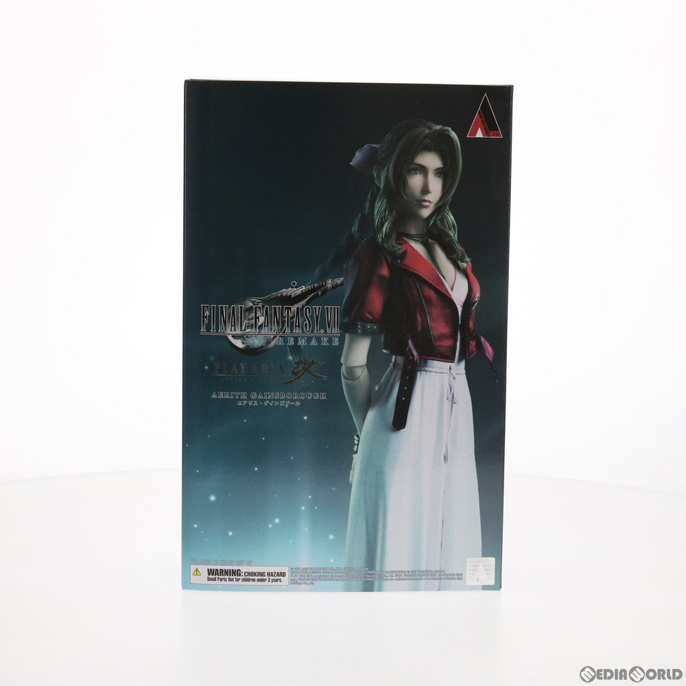 【中古即納】[FIG] PLAY ARTS改(プレイアーツ改) エアリス・ゲインズブール FINAL FANTASY VII REMAKE(ファイナルファンタジー7 リメイク) 完成品 可動フィギュア スクウェア・エニックス(20210716)