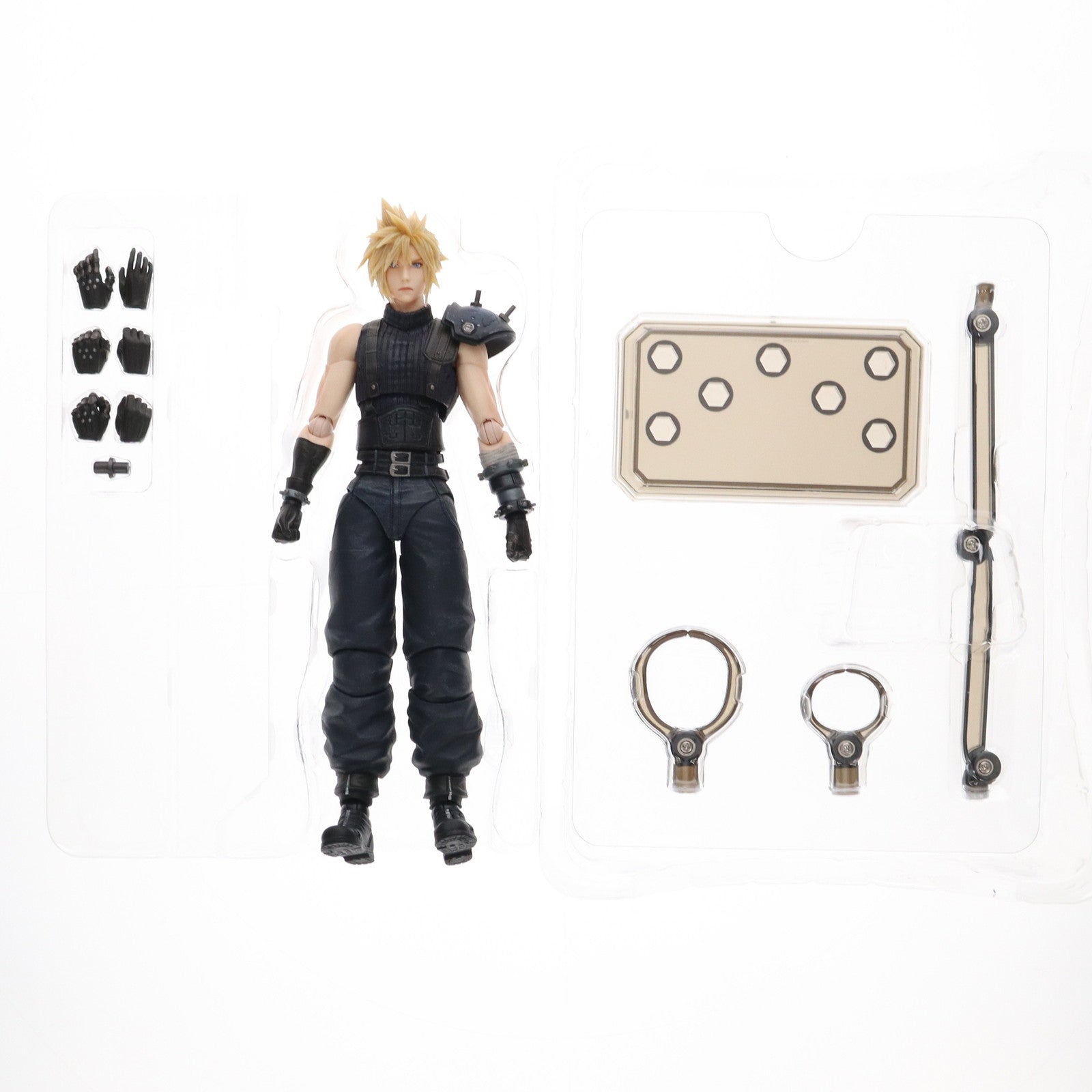 【中古即納】[FIG] PLAY ARTS改(プレイアーツ改) クラウド・ストライフ Version 2 FINAL FANTASY VII REMAKE(ファイナルファンタジー7 リメイク) 完成品 可動フィギュア スクウェア・エニックス(20230707)