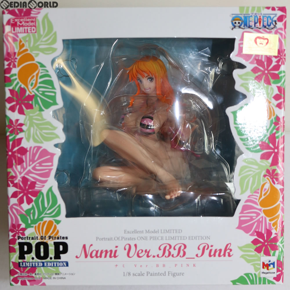 【中古即納】[FIG] Portrait.Of.Pirates P.O.P LIMITED EDITION ナミVer.BB_PINK ONE PIECE(ワンピース) 1/8 完成品 フィギュア ワンフェス2016冬&一部店舗限定 メガハウス(20160207)