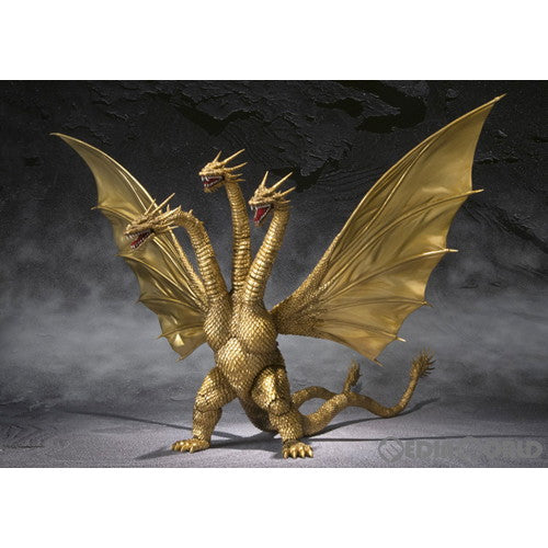 【中古即納】[FIG] S.H.MonsterArts(モンスターアーツ) キングギドラ ゴジラvsキングギドラ 完成品 可動フィギュア バンダイ(20120929)