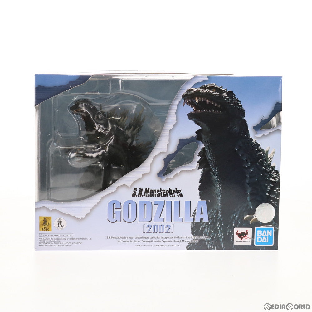 【中古即納】[FIG] (再販) S.H.MonsterArts(モンスターアーツ) ゴジラ(2002) ゴジラ×メカゴジラ 完成品 可動フィギュア バンダイスピリッツ(20200718)