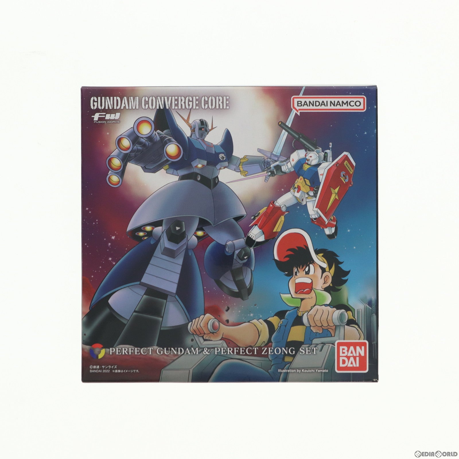 【中古即納】[FIG] (食玩) プレミアムバンダイ限定 FW GUNDAM CONVERGE(ガンダムコンバージ) CORE パーフェクトガンダム&パーフェクトジオングセット 機動戦士ガンダム プラモ狂四郎 フィギュア バンダイ(20221014)