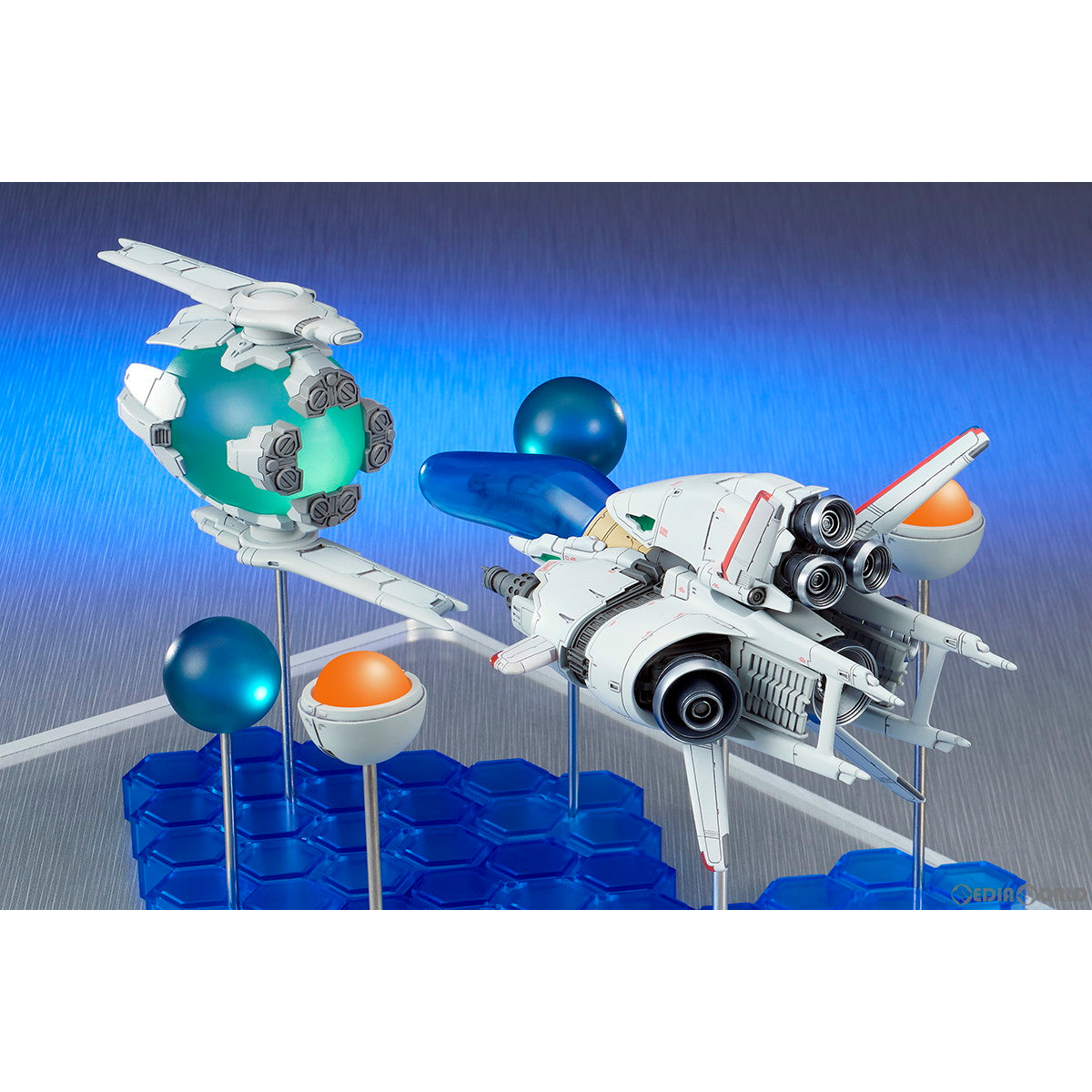 【中古即納】[FIG] R-9/0 RAGNAROK(ラグナロック) シャドウ・フォースVer. R-TYPE(アール・タイプ) 1/120 完成品 フィギュア キューズQ(20241130)