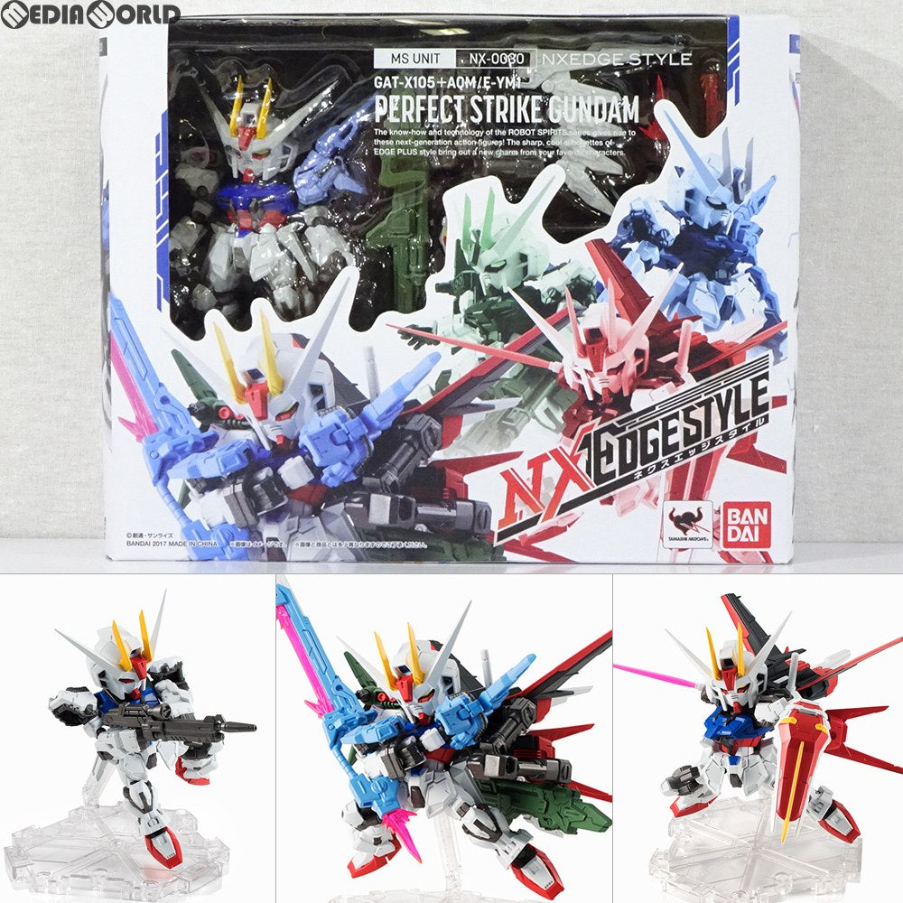 【中古即納】[FIG] ネクスエッジスタイル(MS UNIT) パーフェクトストライクガンダム 機動戦士ガンダムSEED(シード) 完成品 可動フィギュア バンダイ(20171028)