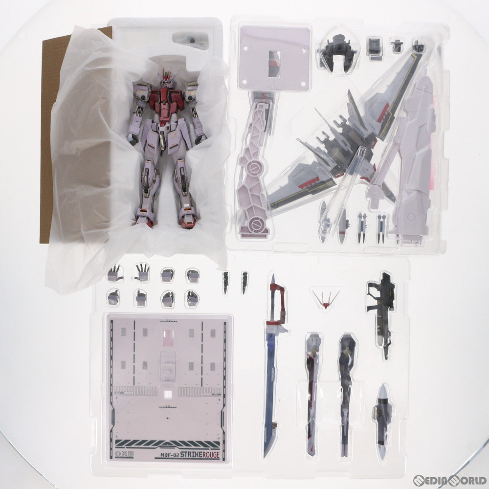 【中古即納】[FIG] 魂ウェブ商店限定 METAL BUILD ストライクルージュ オオトリ装備 機動戦士ガンダムSEED(シード) 完成品 可動フィギュア バンダイスピリッツ(20211130)