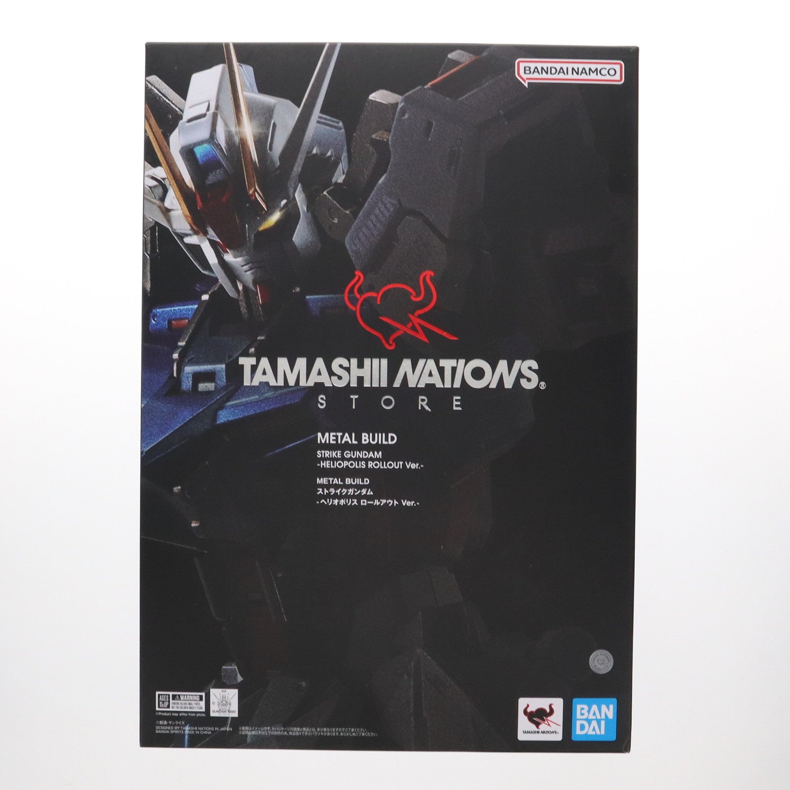 【中古即納】[FIG] 魂ストア限定 METAL BUILD ストライクガンダム -ヘリオポリス ロールアウト Ver.- 機動戦士ガンダムSEED(シード) 完成品 可動フィギュア バンダイスピリッツ(20220728)