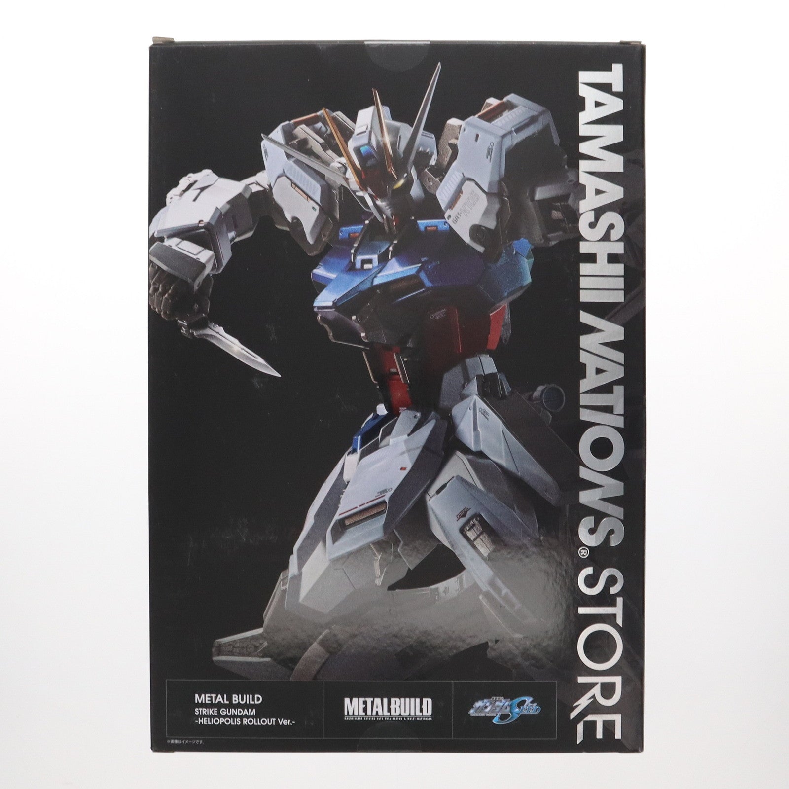 【中古即納】[FIG] 魂ストア限定 METAL BUILD ストライクガンダム -ヘリオポリス ロールアウト Ver.- 機動戦士ガンダムSEED(シード) 完成品 可動フィギュア バンダイスピリッツ(20220728)