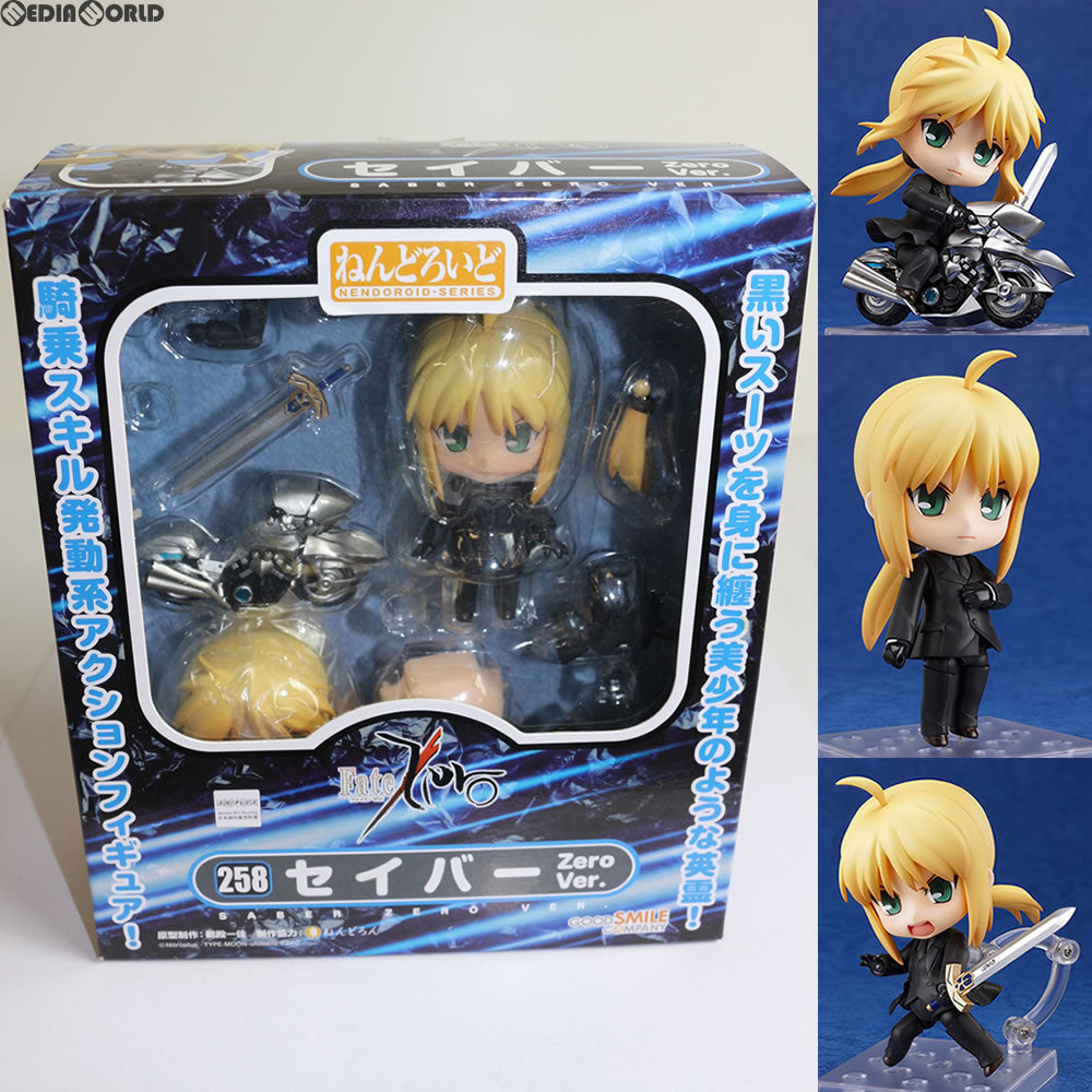 【中古即納】[FIG] ねんどろいど 258 セイバー Zero Ver. Fate/Zero(フェイト/ゼロ) 完成品 可動フィギュア グッドスマイルカンパニー(20121227)