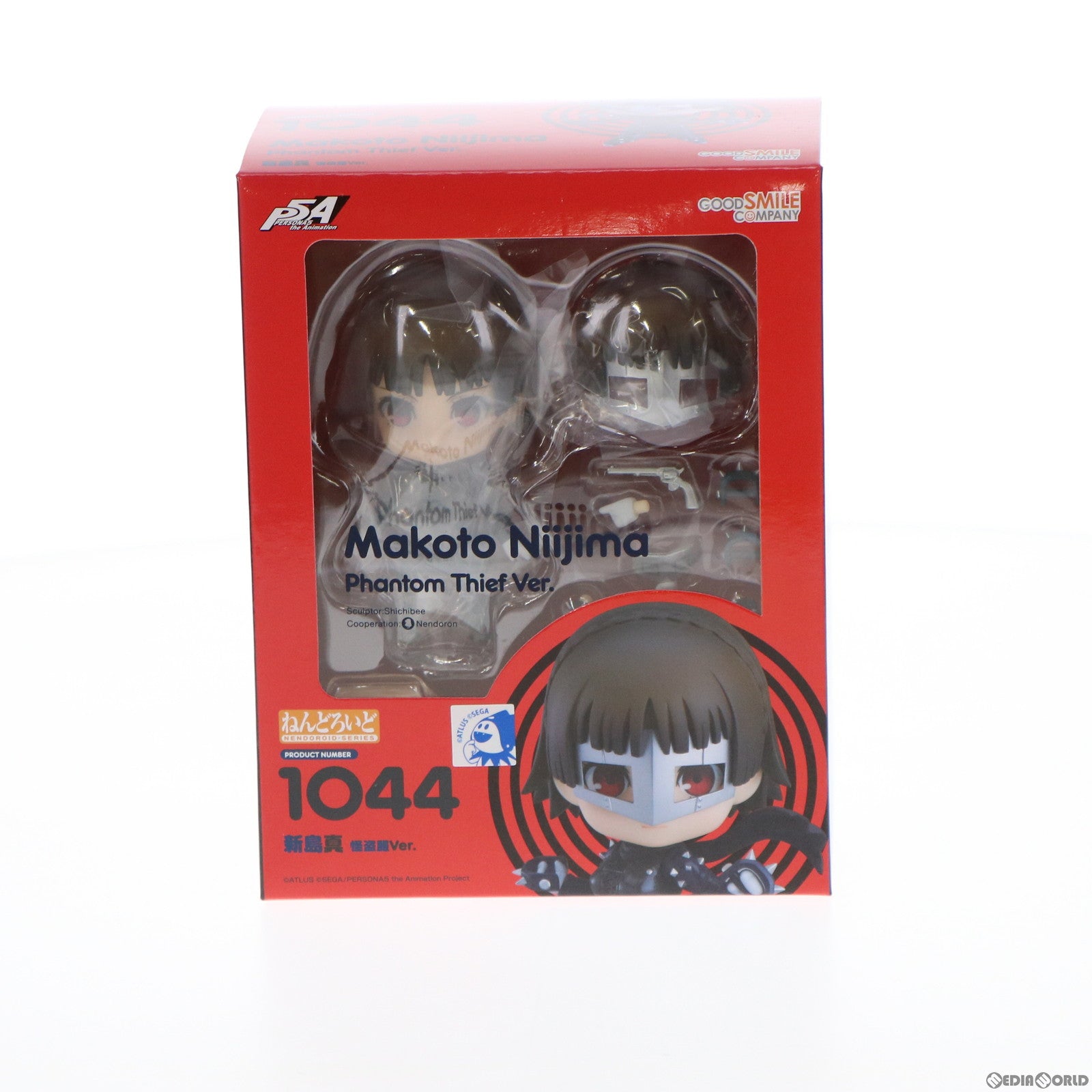 【中古即納】[FIG] ねんどろいど 1044 新島真(にいじままこと) 怪盗服Ver. PERSONA5 the Animation(ペルソナ5 ジ アニメーション) 完成品 可動フィギュア グッドスマイルカンパニー(20190615)