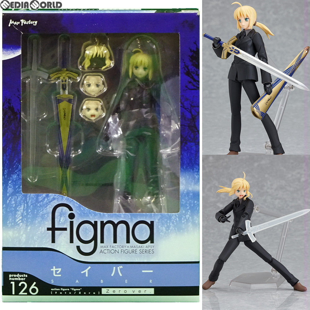 【中古即納】[FIG] figma(フィグマ) 126 セイバー Zero ver. Fate/Zero(フェイト/ゼロ) 完成品 可動フィギュア マックスファクトリー(20121024)