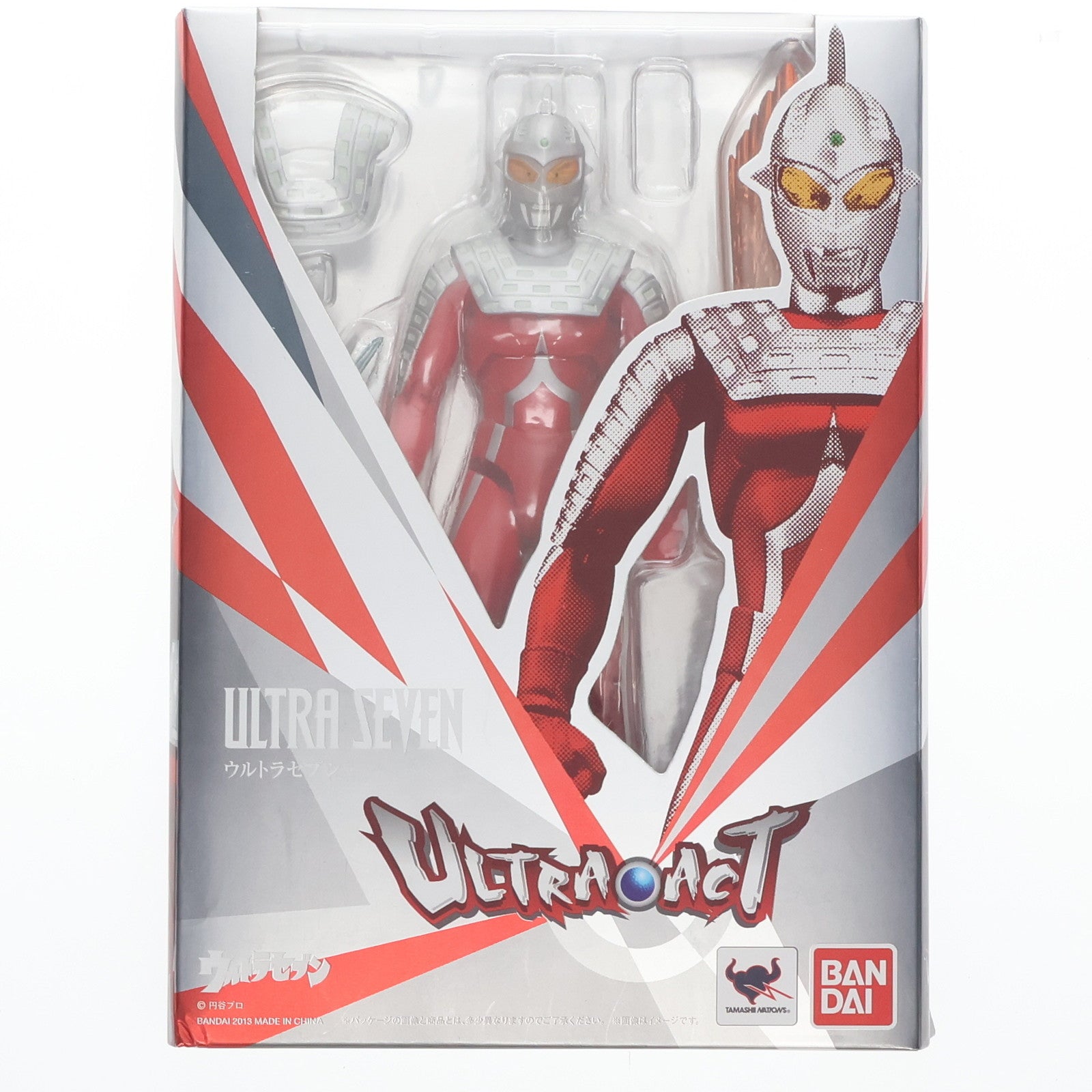 【中古即納】[FIG] ULTRA-ACT(ウルトラアクト) ウルトラセブン(2013年版) 完成品 可動フィギュア バンダイ(20160319)