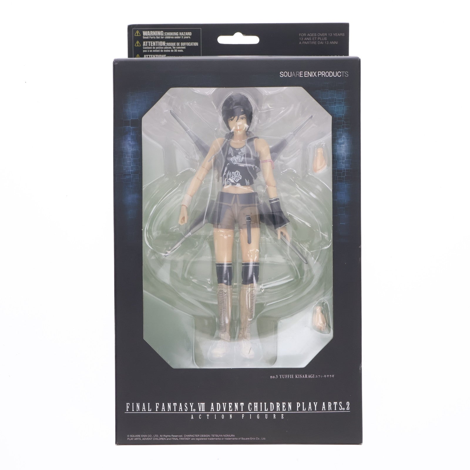 【中古即納】[FIG] PLAY ARTS(プレイアーツ) ユフィ・キサラギ FINAL FANTASY VII ADVENT CHILDREN(ファイナルファンタジー7 アドベントチルドレン) 完成品 可動フィギュア スクウェア・エニックス(20071031)