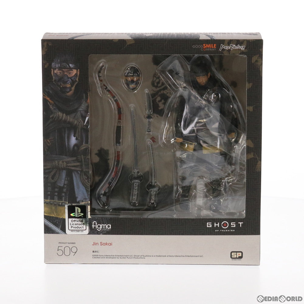 【中古即納】[FIG] figma(フィグマ) 509 境井仁(さかいじん) Ghost of Tsushima(ゴーストオブツシマ) 完成品 可動フィギュア グッドスマイルカンパニー(20211211)