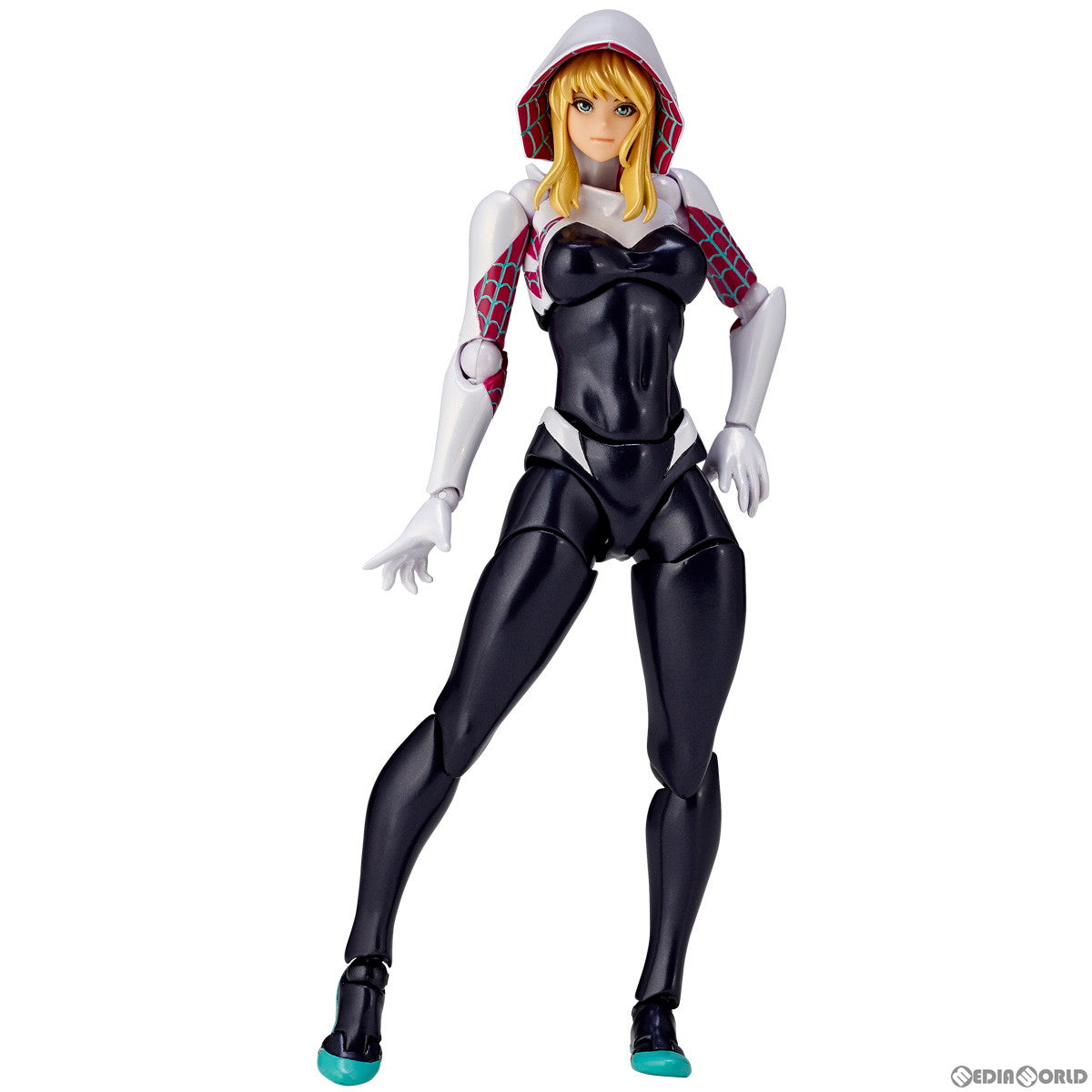 【中古即納】[FIG] (再販) フィギュアコンプレックス アメイジング・ヤマグチ No.004 Spider-Gwen(スパイダーグウェン) 完成品 可動フィギュア 海洋堂(20220728)