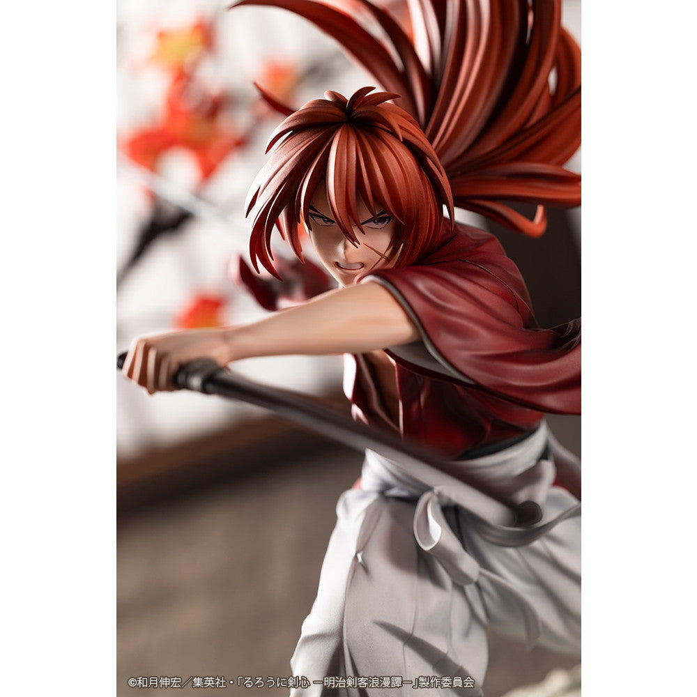 【中古即納】[FIG] ARTFX J 緋村剣心(ひむらけんしん) るろうに剣心 -明治剣客浪漫譚- 1/8 完成品 フィギュア(PV152) コトブキヤ(20241128)