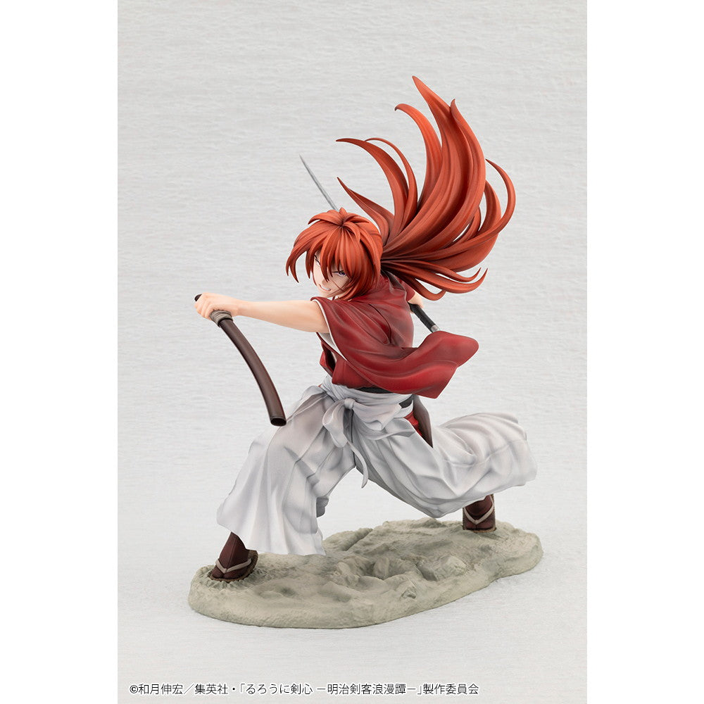 【中古即納】[FIG] ARTFX J 緋村剣心(ひむらけんしん) るろうに剣心 -明治剣客浪漫譚- 1/8 完成品 フィギュア(PV152) コトブキヤ(20241128)