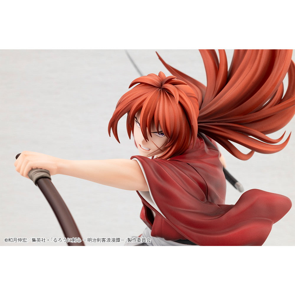 【中古即納】[FIG] ARTFX J 緋村剣心(ひむらけんしん) るろうに剣心 -明治剣客浪漫譚- 1/8 完成品 フィギュア(PV152) コトブキヤ(20241128)