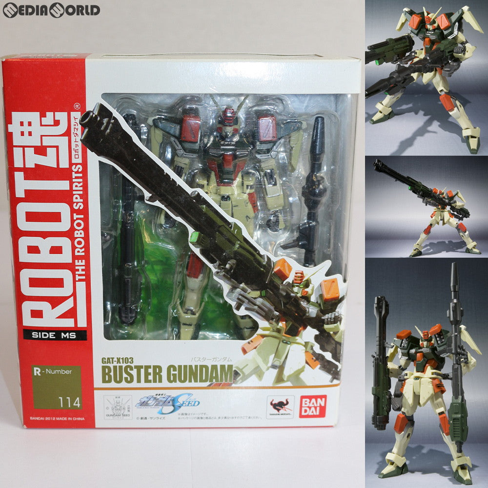 【中古即納】[FIG] ROBOT魂(SIDE MS) バスターガンダム 機動戦士ガンダムSEED(シード) 完成品 可動フィギュア バンダイ(20120331)