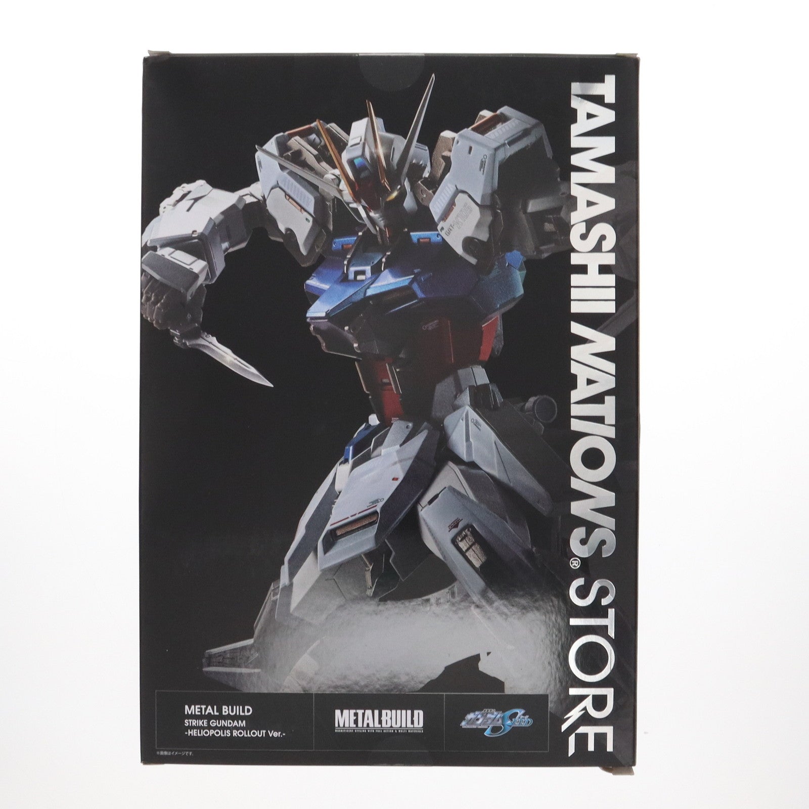 【中古即納】[FIG] 魂ストア限定 METAL BUILD ストライクガンダム -ヘリオポリス ロールアウト Ver.- 機動戦士ガンダムSEED(シード) 完成品 可動フィギュア バンダイスピリッツ(20220728)