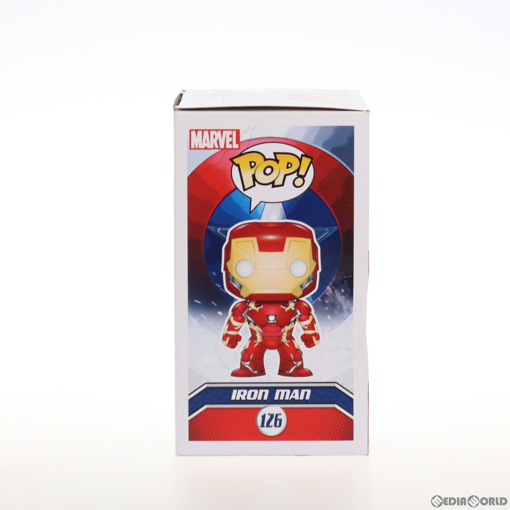 【中古即納】[FIG] POP! 126 アイアンマン・マーク46 シビル・ウォー/キャプテン・アメリカ 完成品 フィギュア(海外流通版) FUNKO(ファンコ)(20160430)