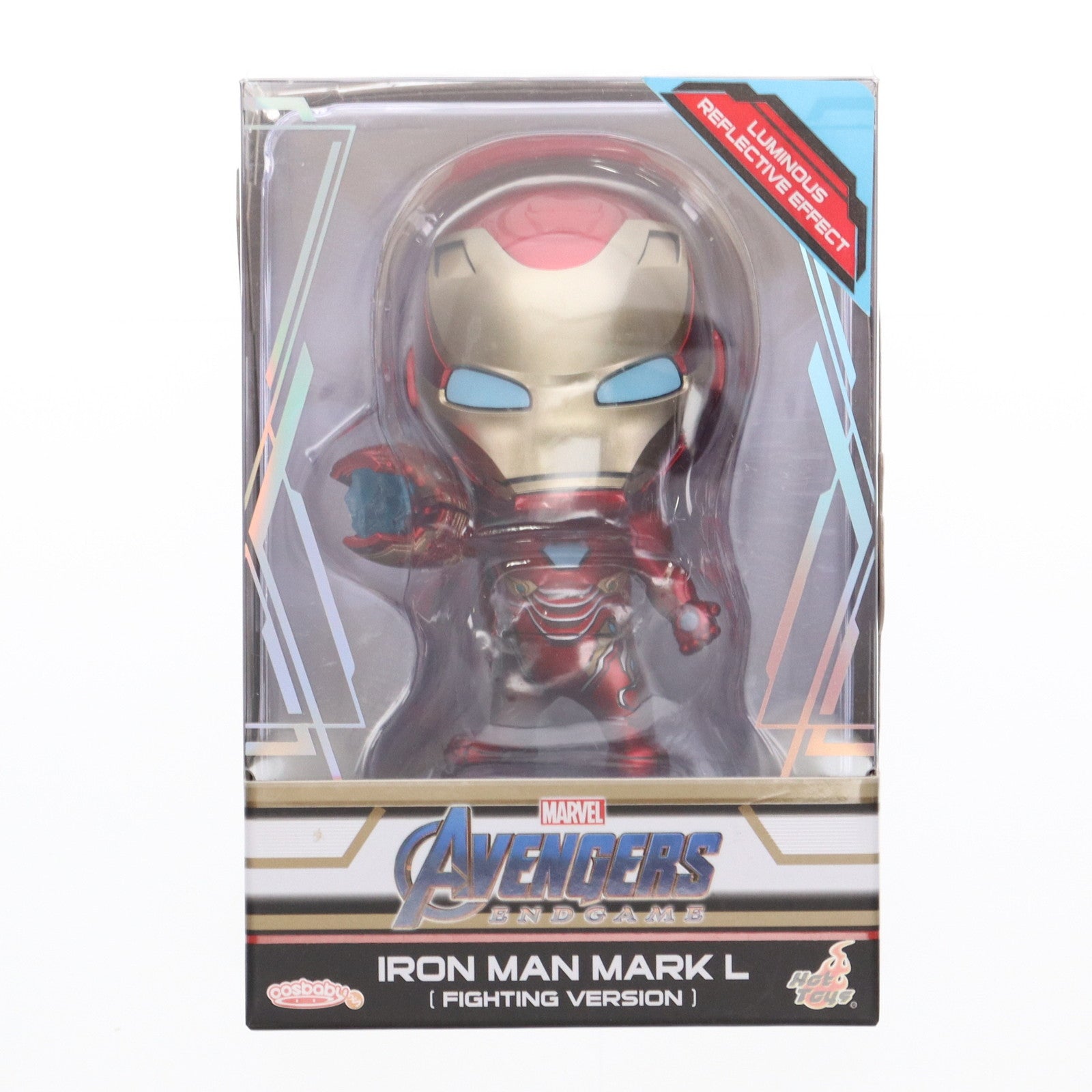 【中古即納】[FIG] コスベイビー サイズS アイアンマン・マーク50(ナノ・リパルサーキャノン発射版) アベンジャーズ/エンドゲーム 完成品 フィギュア(COSB573) ホットトイズ(20190418)