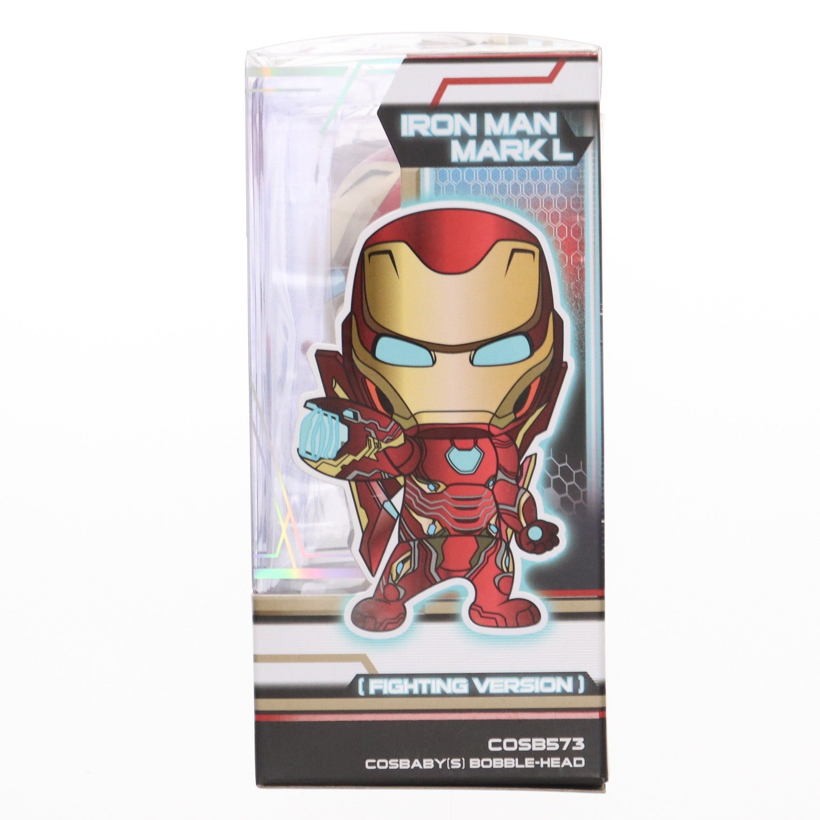 【中古即納】[FIG] コスベイビー サイズS アイアンマン・マーク50(ナノ・リパルサーキャノン発射版) アベンジャーズ/エンドゲーム 完成品 フィギュア(COSB573) ホットトイズ(20190418)