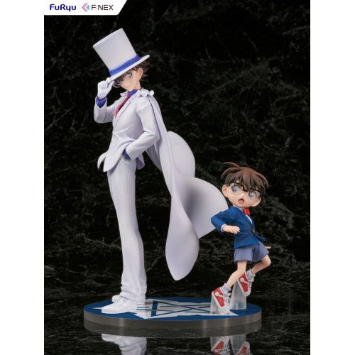 【中古即納】[FIG] 江戸川コナン&怪盗キッド 名探偵コナン 1/7 完成品 フィギュア(AMU-FNX1092) フリュー(20250228)