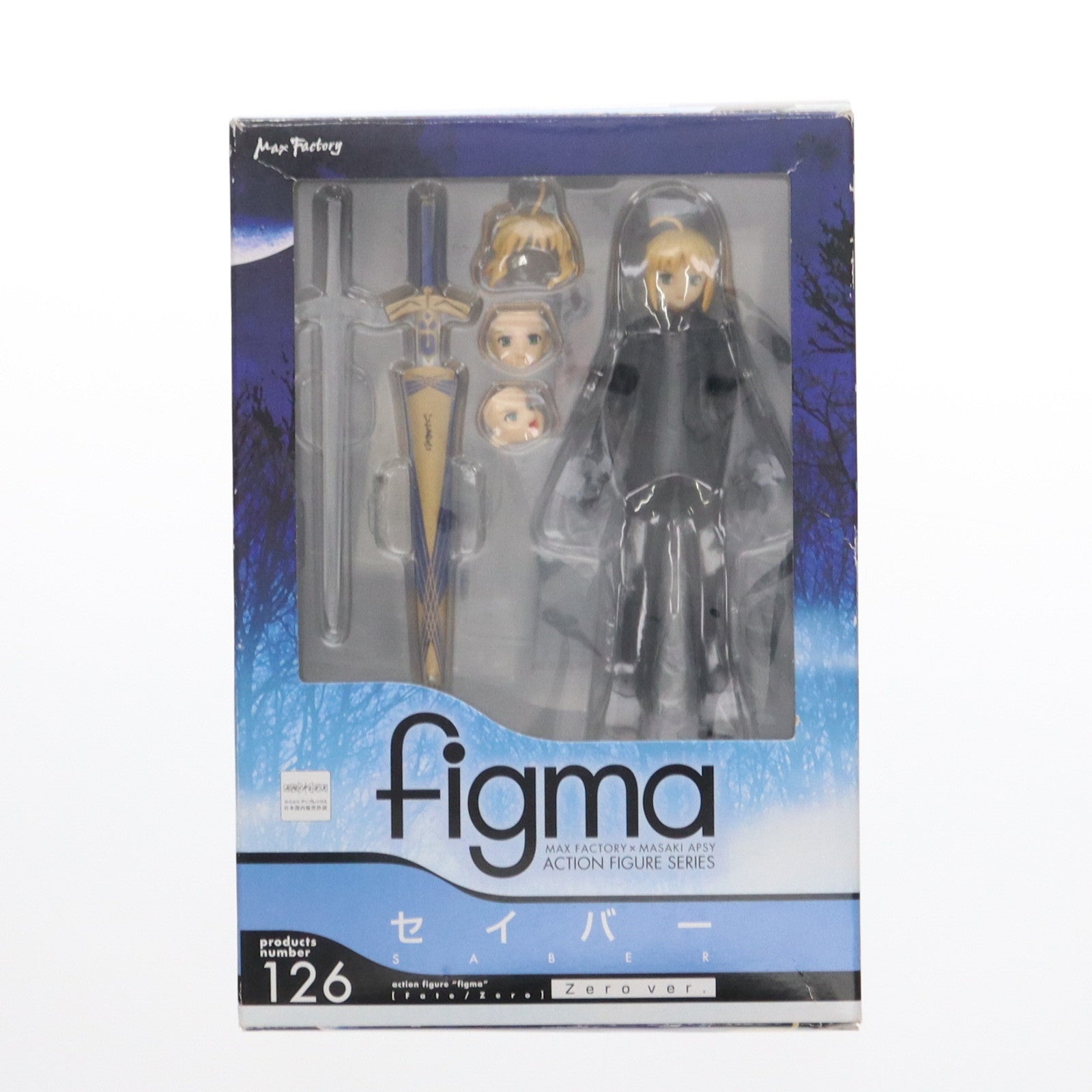 【中古即納】[FIG] figma(フィグマ) 126 セイバー Zero ver. Fate/Zero(フェイト/ゼロ) 完成品 可動フィギュア マックスファクトリー(20121024)