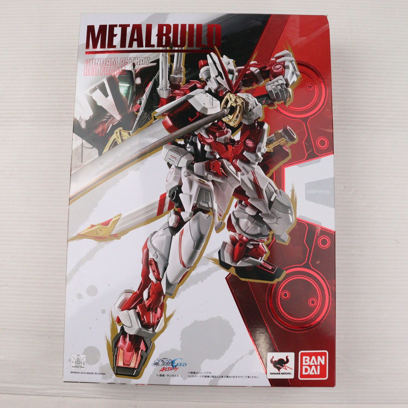 【中古即納】[FIG] METAL BUILD ガンダムアストレイ レッドフレーム 機動戦士ガンダムSEED ASTRAY(シード アストレイ) 完成品 可動フィギュア バンダイ(20160326)