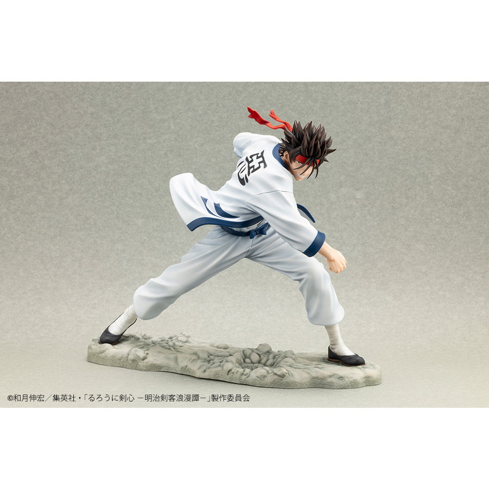 【中古即納】[FIG] ARTFX J 相楽左之助(さがらさのすけ) るろうに剣心 -明治剣客浪漫譚- 1/8 完成品 フィギュア(PV169) コトブキヤ(20241228)