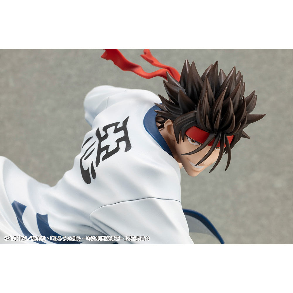 【中古即納】[FIG] ARTFX J 相楽左之助(さがらさのすけ) るろうに剣心 -明治剣客浪漫譚- 1/8 完成品 フィギュア(PV169) コトブキヤ(20241228)