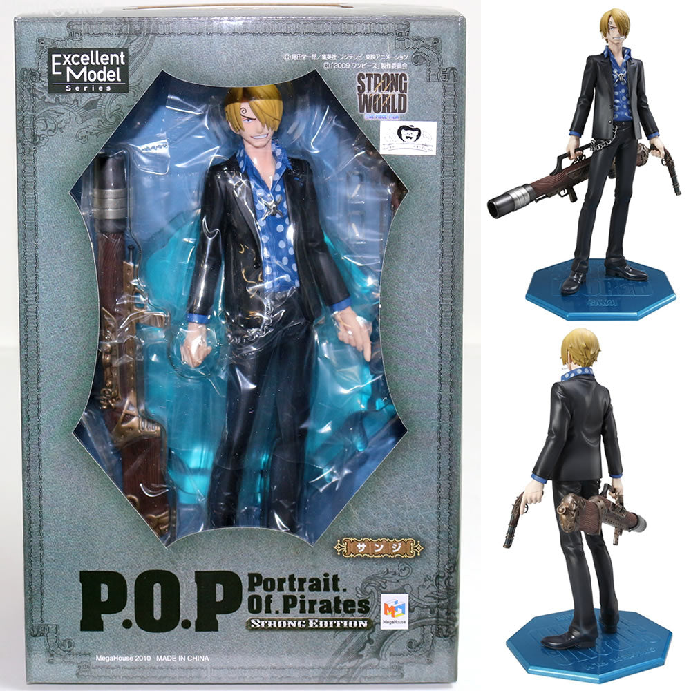 【中古即納】[FIG] Portrait.Of.Pirates P.O.P STRONG EDITION サンジ ONE PIECE(ワンピース) 1/8 完成品 フィギュア メガハウス(20100731)