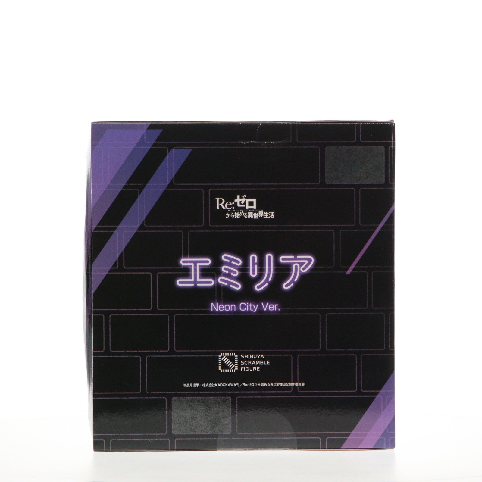【中古即納】[FIG] eStream Store限定 SHIBUYA SCRAMBLE FIGURE エミリア -Neon City Ver.- Re:ゼロから始める異世界生活 1/7 完成品 フィギュア eStream(20220630)