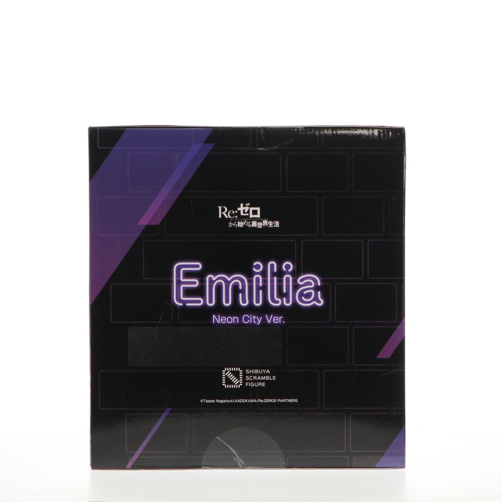 【中古即納】[FIG] eStream Store限定 SHIBUYA SCRAMBLE FIGURE エミリア -Neon City Ver.- Re:ゼロから始める異世界生活 1/7 完成品 フィギュア eStream(20220630)