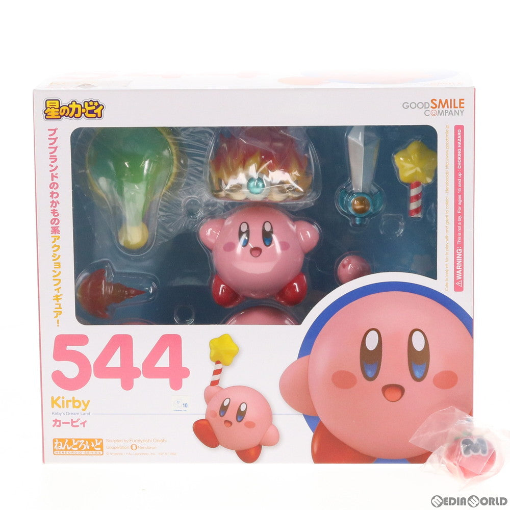 【中古即納】[FIG] GOODSMILE ONLINE SHOP限定特典付属 ねんどろいど 544 カービィ 星のカービィ 完成品 可動フィギュア グッドスマイルカンパニー(20160616)