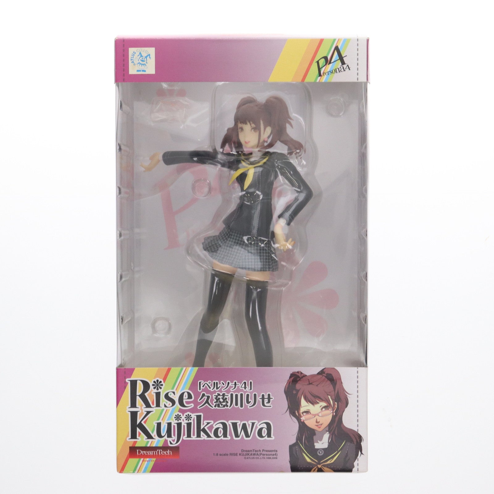 【中古即納】[FIG] ドリームテック 久慈川りせ(くじかわりせ) ペルソナ4 1/8 完成品 フィギュア(DT-54) ウェーブ(WAVE)(20120309)