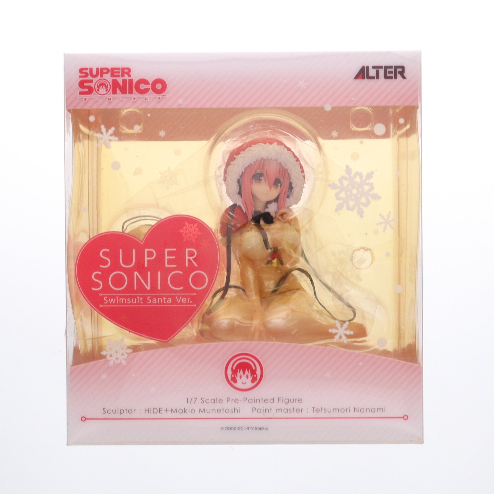 【中古即納】[FIG] すーぱーそに子 水着サンタVer. NITRO SUPER SONIC 1/7 完成品 フィギュア アルター(20140910)